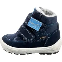 Superfit Kinderschuhe Burschen Stiefel Wasserdicht Winterstiefel Blau Freizeit, Schuhgröße:27 EU