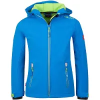 TROLLKIDS 161-106 Kinder-Softshelljacke in Blau – wasserdicht