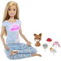 Barbie Wellness Meditations Puppe (blond) und Spielset
