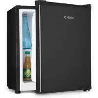 Klarstein Snoopy Eco - Mini-Kühlschrank mit Gefrierfach, 46 Liter Fassungsvermögen, 4 Liter Gefrierfach, 41dB leise, stromsparend, schwarz