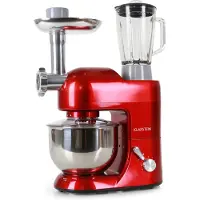 Klarstein Lucia Küchenmaschine 3-in-1 1800 W / 2,7 PS 5 Ltr Edelstahl BPA-frei