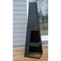 Gardenmaxx - Sanga Gartenkamin Schwarz