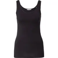 Marc O'Polo Tanktop , Damen, Gr. S, schwarz, Single Jersey, Obermaterial: 96% Baumwolle, 4% Elasthan, unifarben, Basic, figurbetont hüftbedeckend, Rundhals, Tops Tanktop, aus beständiger Baumwolle