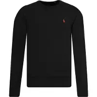 Ralph Lauren für Herren. 710766772001 RL-Sweatshirt aus Fleece, schwarz (L), Lässig, Baumwolle