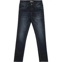 s.Oliver Skinny-fit-Jeans JUNIOR, Jungen, Gr. 170, N-Gr, blau, Denim/Jeans, Obermaterial: 98% Baumwolle, 2% Elasthan, skinny fit, Jeans Skinny-fit-Jeans