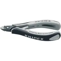 Knipex Präzisions-Elektronik-Seitenschneider ESD mit sehr kleiner Facette - 7902120ESD