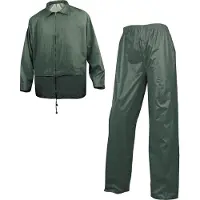 Deltaplus Regenset Jacke + Hose - M / Grün