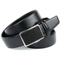 Anthoni Crown Ledergürtel , Herren, Gr. 85, schwarz, Leder, unifarben, Gürtel Ledergürtel, mit einzigartiger Schließtechnik