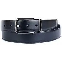 Anthoni Crown Ledergürtel , Herren, Gr. 90, schwarz, Leder, unifarben, Gürtel Ledergürtel, in Hirschprägung