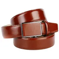 Anthoni Crown Ledergürtel , Herren, Gr. 120, braun (cognac), Leder, unifarben, Gürtel Ledergürtel, Trendige Gürtel für Anzüge und Freizeit