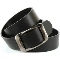 Anthoni Crown Ledergürtel , Damen, Gr. 85, schwarz, Leder, unifarben, Gürtel Ledergürtel, Hochwertiger Denim-Gürtel