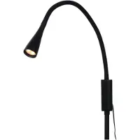 Lucide ZOZY – Leselampe – LED 3-Stufen-Dimmer – 1x4 W, 3000 K – Schwarz
