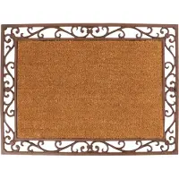 Esschert Design Türmatte mit Kokosmatte; LH48
