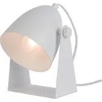 Lucide Tischleuchte Chago aus Metall, weiß