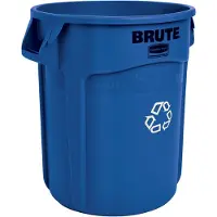 Rubbermaid Brute 2620-73, 75,7 l, Rund, Polyethylen, Blau, UV, PCR, 49,5 cm