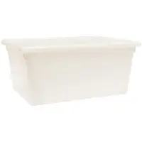 Rubbermaid Lebensmittelbehälter, 63 l, 66 x 46 x 30 cm, weiß, Inhalt 6