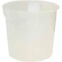 Rubbermaid Runder Vorratsbehälter, 17 l, durchsichtig