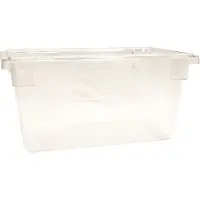 Rubbermaid Lebensmittelbehälter, 19 l, 45 x 30 x 23 cm, durchsichtig