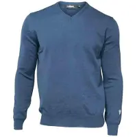 Ivanhoe - Cashwool V-Neck Male - Merinopullover Gr 3XL blau