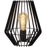 Lucide Tischlampe Reda Schwarz