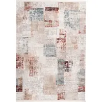 Me gusta Teppich "Akropolis 425", rosa (grau, lachsrosa), B:160cm H:12mm L:230cm, Polyester, Teppiche, Teppich, flacher Teppich mit Baumwollrücken, attraktiver Vintage-Look