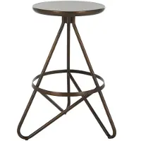 Safavieh Modern Bar & Counter Stool, in Antique Copper