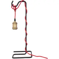 Kayoom Tischleuchte "Tischlampe Musium 810", schwarz, 1, H: 49cm, 1 Stk., Leuchten, hochwertig, außergewöhnlich, handgefertigt, Tischleuchte