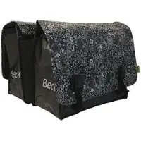 Beck Fahrradtasche mit klassischem schwärzlichem Muster
