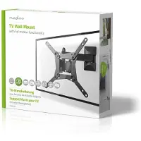 Nedis TVWM31BK Vollbewegliche-TV-Wandhalterung 10-32 Zoll bis 30 kg 3 Drehpunkte
