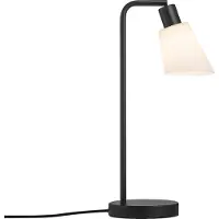 Nordlux Tischleuchte Molli, Höhe 46cm, schwarz, Glas/Metall