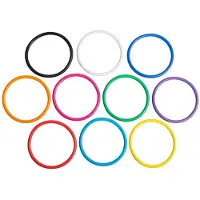Spordas Spielringe Set - 10 bunte Activity Tossing Rings