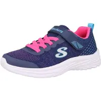 SKECHERS Mädchen Dreamy Dancer Radiant Rogue Sneaker, Navy Hot Pink Mesh Multi T