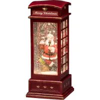 Konstsmide Weihnachtslaterne LED mit Weihnachtsmann (rood)