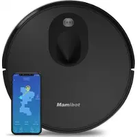 Mamibot Reinigungsroboter ExVac680 (schwarz), Beutellos, Schwarz, Rund, 0,6 l, 55 dB, 0,6 l