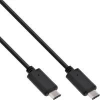 InLine USB 3.1 Kabel, Typ C Stecker/Stecker, schwarz, 0,5m