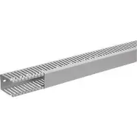 Hager DNG7512507030B Verdrahtungskanal aus PVC DNG 75x125mm steingrau - 2 Meter