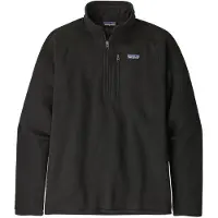Patagonia Men's Better Sweater 1/4-Zip - Fleecejacke - black - XS