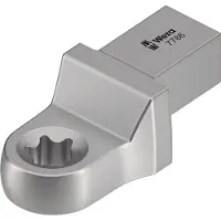 Wera 7786, Torque wrench end fitting, Silber, 1 Stück(e), Chrom-Vanadium-Stahl (Cr-V), TX14 , 62 mm