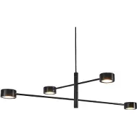 Nordlux LED-Pendelleuchte Clyde, vierflammig, zweistufig