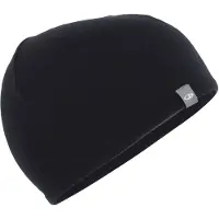 Icebreaker Pocket Hat Mütze Black/Gritstone HTHR OS
