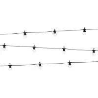 Party Deco LED-Dekorationslichter schwarz 5m (Weihnachtsangebot - Weihnachten)