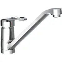 Schutte Küchenarmatur GRANDE, Wasserhahn Küche mit schwenkbarem Auslauf, Chrom