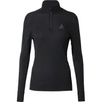 Odlo - Technischer Baselayer - BL Top Turtle Neck LS Half Zip Active Warm W Black für Damen - Größe M - schwarz