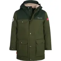 TROLLKIDS 354-322 Kinder-Regenjacke in Grün für Alltag