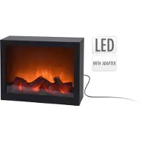 Huismerk Elektrischer Kamin LED Weihnachtsdeko 29 x 23 cm