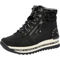 Mustang High Sneaker Damen Kunstleder Schwarz Größe: 37