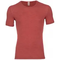 Engel - Shirt S/S - Merinounterwäsche Gr 50/52 rot