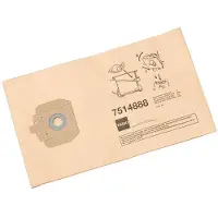 Diversey Doppelfilter-Papiersack 15 l, Doppelfilterpapiersäcke für den TASKI Vento 15S | Karton (10 Packungen)