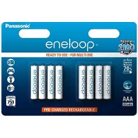 Panasonic BK-4MCCE/8BE, Wiederaufladbarer Akku, AAA, Nickel-Metallhydrid (NiMH), 1,2 V, 8 Stück(e), 750 mAh