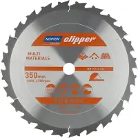 Norton Kreissäge 350Mm X 30Mm X 24Z Multi Materialien Abbruch (3,5/2,5)